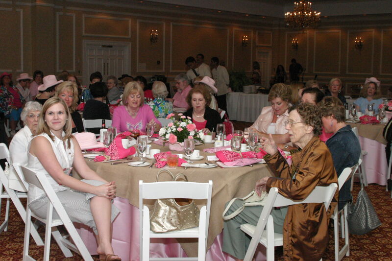 July 14 Table of Phi Mus at Convention 1852 Dinner Photograph 1 Image