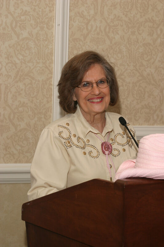 Joan Wallem Speaking at Convention 1852 Dinner Photograph 1, July 14, 2006 (Image)