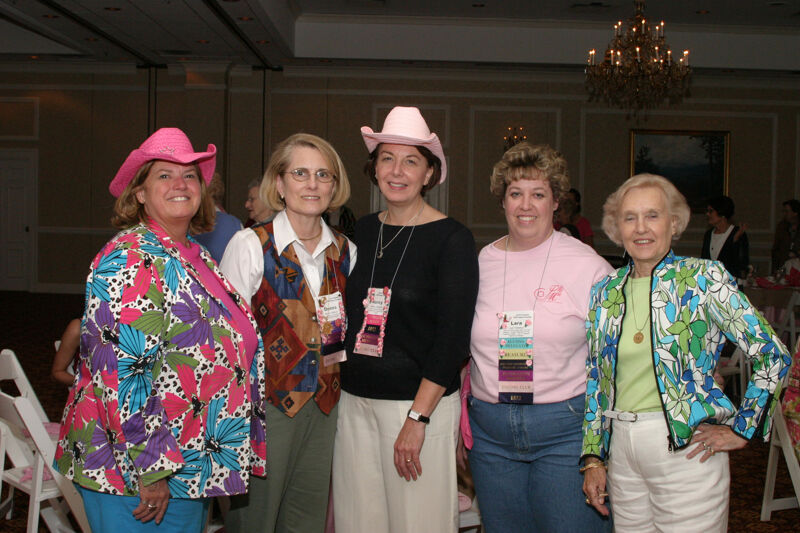 Group of Five at Convention 1852 Dinner Photograph 1, July 14, 2006 (Image)