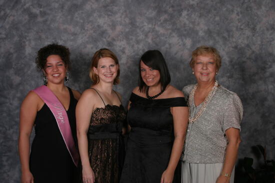 Marilyn Mann and Three Unidentified Phi Mus Convention Portrait Photograph 1, July 2006 (image)