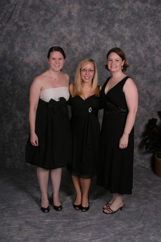 Three Unidentified Phi Mus Convention Portrait Photograph 3, July 2006 (Image)