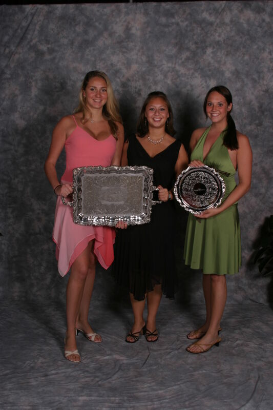 Three Phi Mus With Awards Convention Portrait Photograph 1, July 2006 (Image)