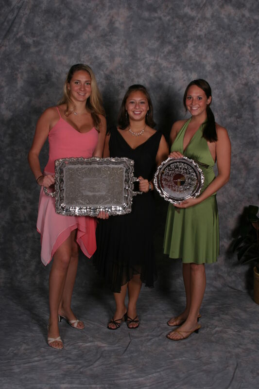 Three Phi Mus With Awards Convention Portrait Photograph 2, July 2006 (Image)
