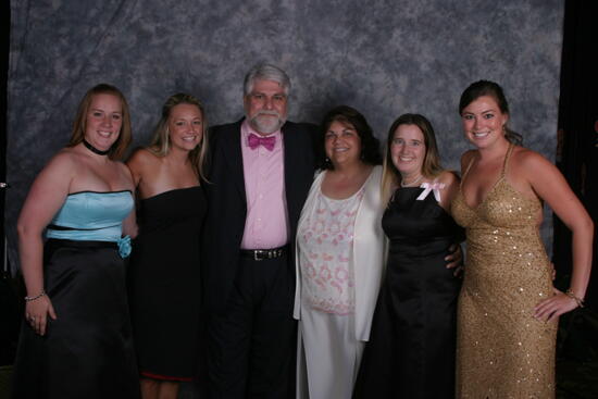 Grace, Her Husband, and Four Unidentified Phi Mus Convention Portrait Photograph, July 2006 (image)