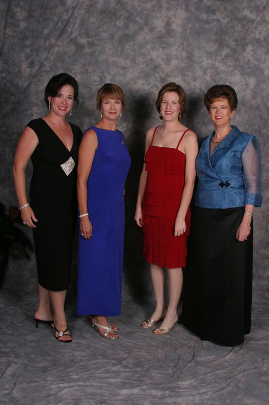Griffis, Bulger, and Two Unidentified Phi Mus Convention Portrait Photograph 2, July 2006 (Image)