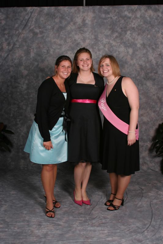 Three Unidentified Phi Mus Convention Portrait Photograph 8, July 2006 (Image)