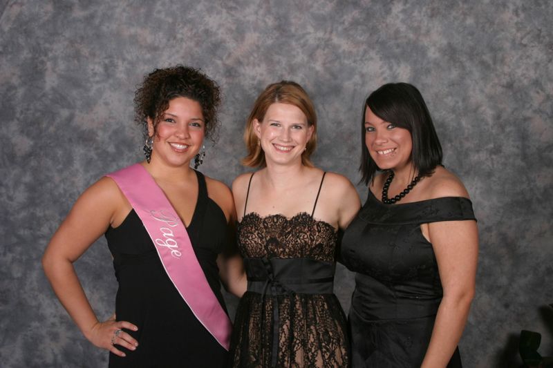 July 2006 Three Unidentified Phi Mus Convention Portrait Photograph 1 Image