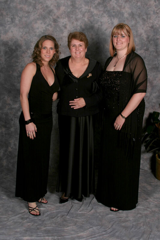 July 2006 Diane Eggert and Two Unidentified Phi Mus Convention Portrait Photograph Image