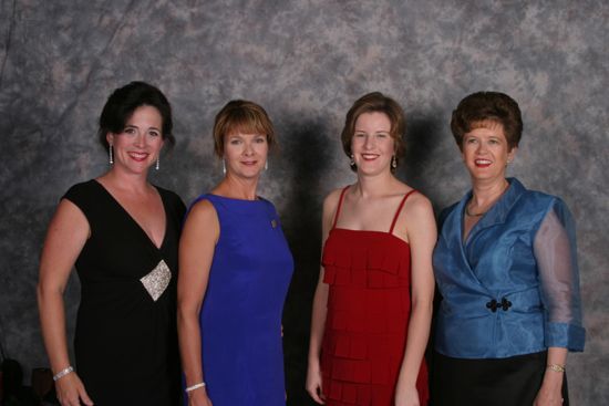 Griffis, Bulger, and Two Unidentified Phi Mus Convention Portrait Photograph 1, July 2006 (image)