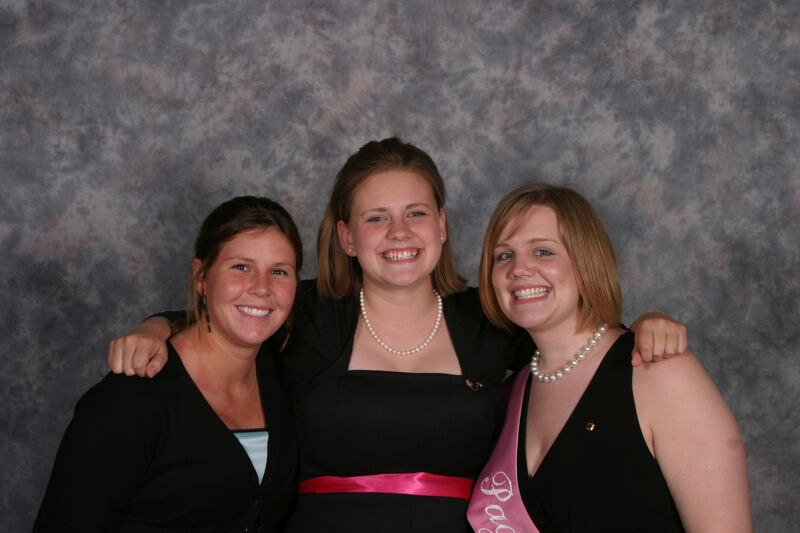 Three Unidentified Phi Mus Convention Portrait Photograph 9, July 2006 (Image)