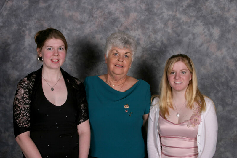 Three Unidentified Phi Mus Convention Portrait Photograph 6, July 2006 (Image)