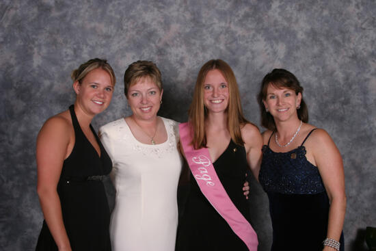 Beth Monnin and Three Unidentified Phi Mus Convention Portrait Photograph, July 2006 (image)