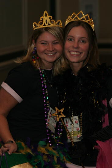 Audra Rowton and Lily Wearing Costume Jewelry at Convention Photograph, July 2006 (image)