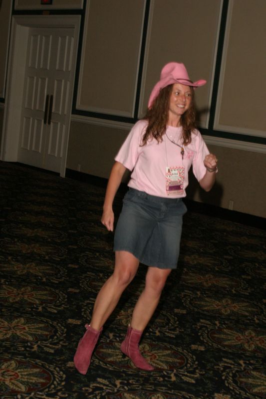 July 2006 Lisa Williams in Western Wear at Convention Photograph Image