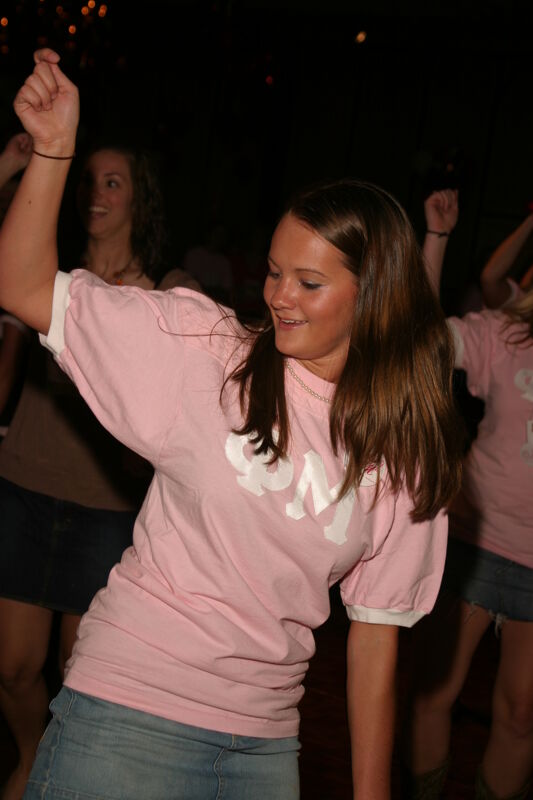 Unidentified Phi Mu Dancing at Convention Photograph, July 2006 (Image)