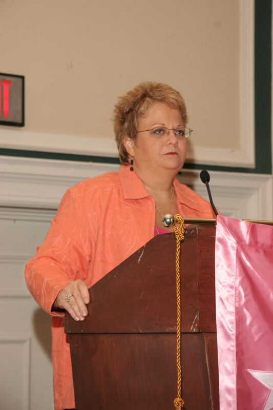 Kathy Williams Speaking at Friday Convention Session Photograph 1, July 14, 2006 (Image)