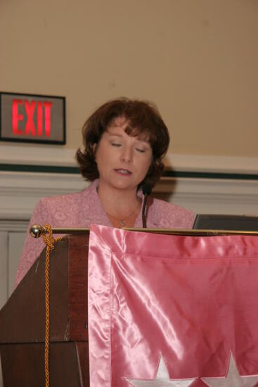 Frances Mitchelson Speaking at Friday Convention Session Photograph 1, July 14, 2006 (image)