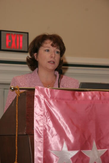 Frances Mitchelson Speaking at Friday Convention Session Photograph 3, July 14, 2006 (image)