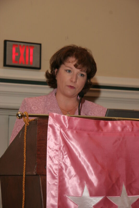 Frances Mitchelson Speaking at Friday Convention Session Photograph 2, July 14, 2006 (Image)