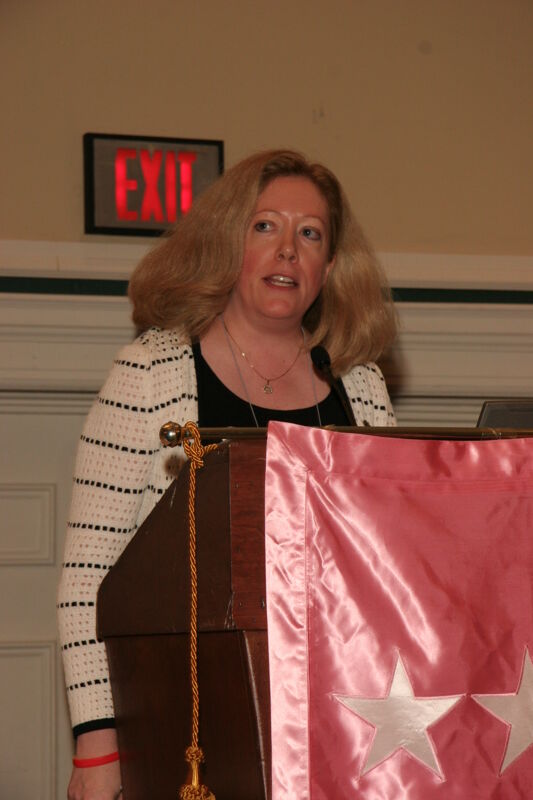 July 14 Cindy Lowden Speaking at Friday Convention Session Photograph Image