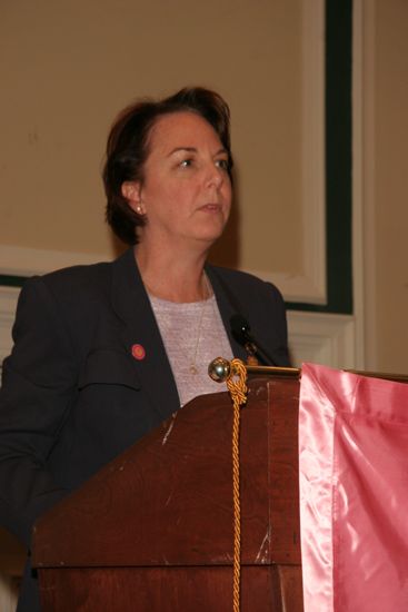 Nancy Campbell Speaking at Friday Convention Session Photograph 2, July 14, 2006 (image)