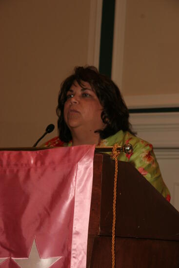 Margo Grace Speaking at Friday Convention Session Photograph 1, July 14, 2006 (image)