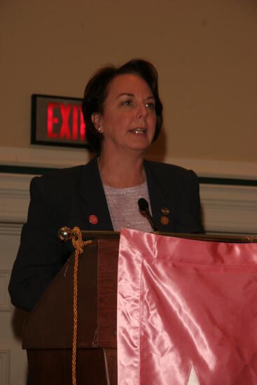 Nancy Campbell Speaking at Friday Convention Session Photograph 1, July 14, 2006 (image)