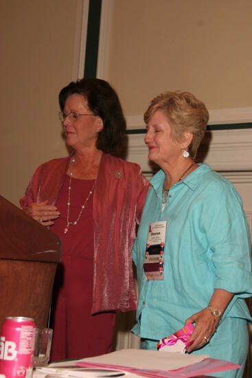 Shellye McCarty and Sharon Staley at Friday Convention Session Photograph, July 14, 2006 (image)