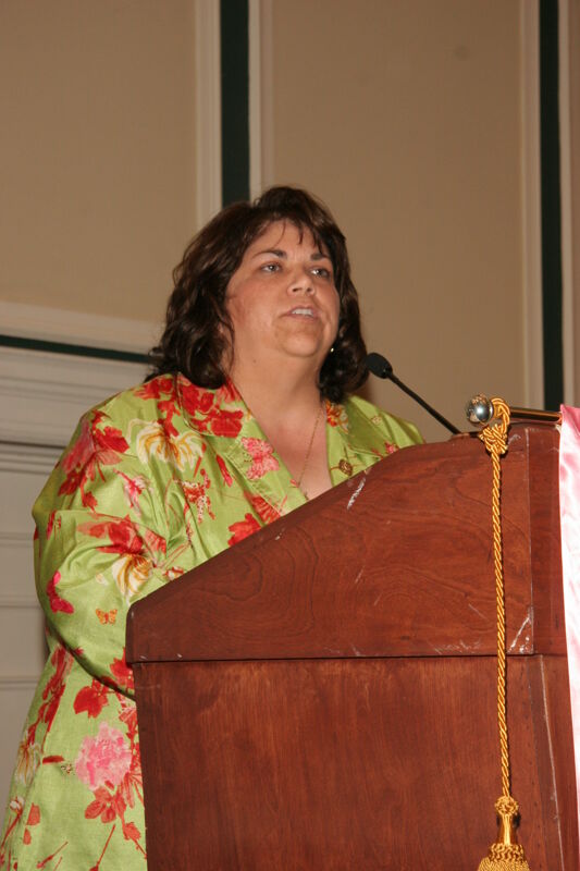 Margo Grace Speaking at Friday Convention Session Photograph 3, July 14, 2006 (Image)