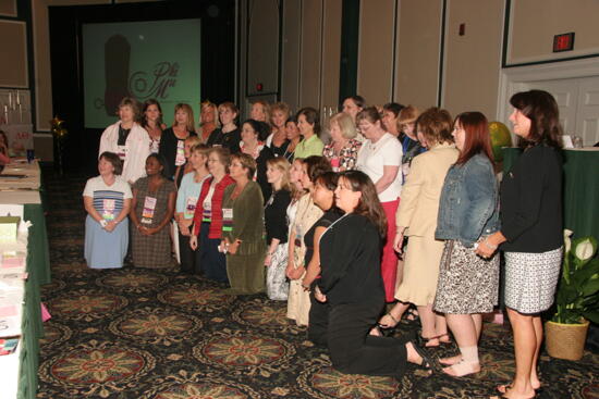 Phi Mu Foundation Award Winners at Friday Convention Session Photograph 1, July 14, 2006 (image)