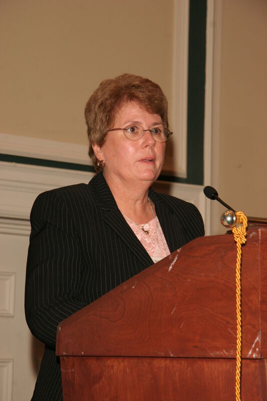 Diane Eggert Speaking at Friday Convention Session Photograph 2, July 14, 2006 (Image)