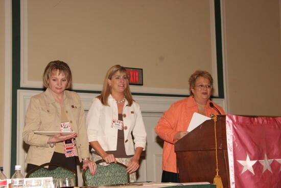 Fanning, Kash, and Williams at Friday Convention Session Photograph, July 14, 2006 (image)