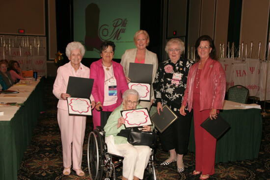 Six Phi Mus With Foundation Awards at Friday Convention Session Photograph 2, July 14, 2006 (image)