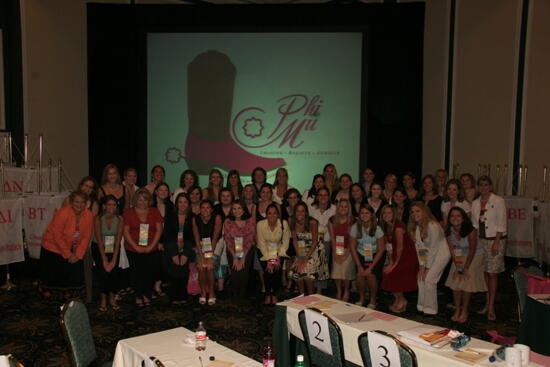 Kathy Williams and Collegiate Award Winners at Friday Convention Session Photograph 3, July 14, 2006 (image)