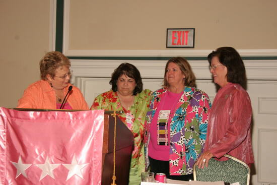 Williams, Grace, Wilson, and McCarty at Friday Convention Session Photograph 1, July 14, 2006 (image)