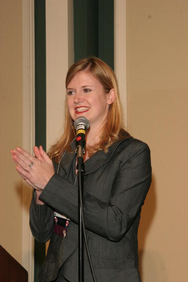 Elizabeth Stevens Speaking at Friday Convention Session Photograph 2, July 14, 2006 (image)