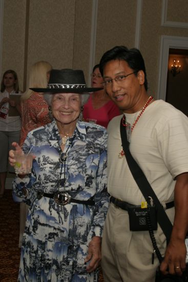 Dorothy Campbell and Unidentified at Convention 1852 Dinner Photograph 2, July 14, 2006 (image)