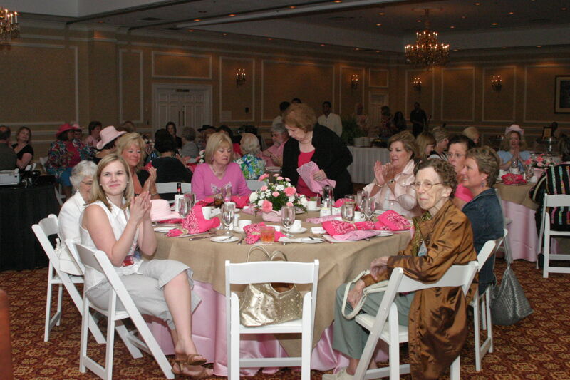 Table of Phi Mus at Convention 1852 Dinner Photograph 3, July 14, 2006 (Image)