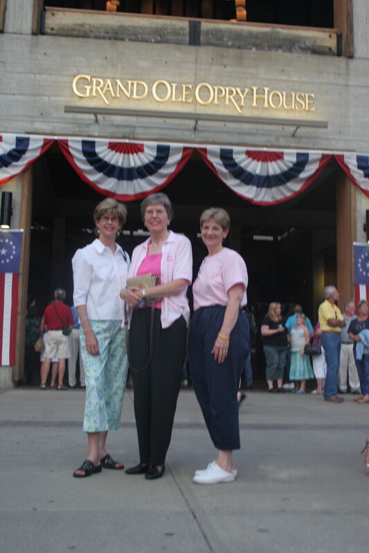 Three Phi Mus by Grand Ole Opry House During Convention Photograph, July 2006 (Image)