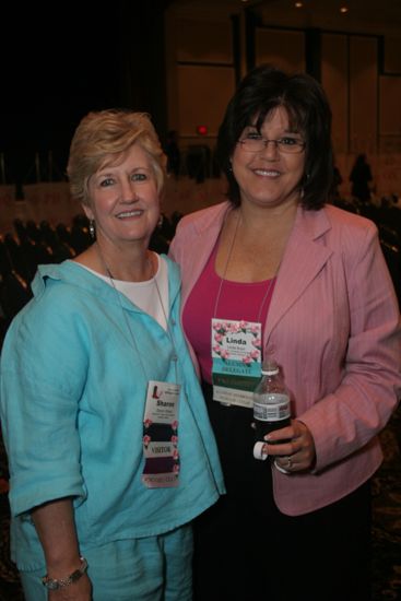 Sharon Staley and Linda Bush at Convention Photograph 1, July 2006 (image)