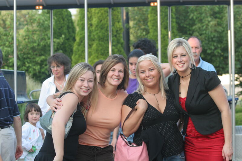 July 2006 Four Phi Mus Outside at Convention Photograph Image