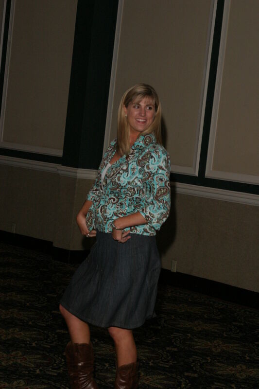 July 2006 Andie Kash in Western Wear at Convention Photograph Image