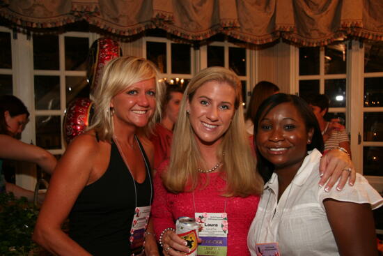 Jardine, Fox, and Unidentified at Convention Officer Reception Photograph, July 2006 (image)