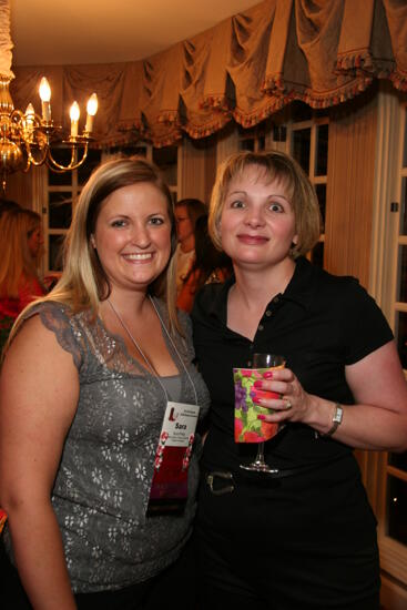 Sara Philby and Robin Fanning at Convention Officer Reception Photograph, July 2006 (image)