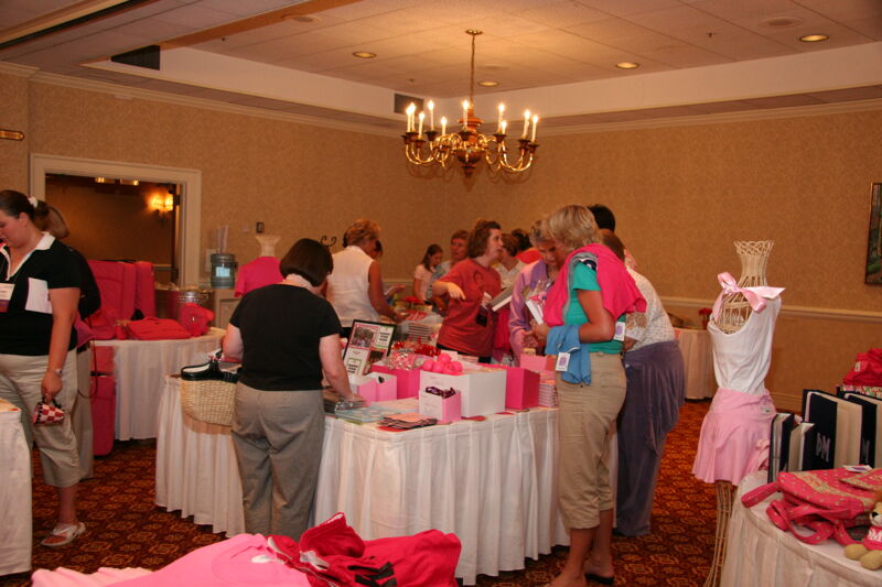Phi Mus Shopping in Convention Marketplace Photograph, July 2006 (Image)