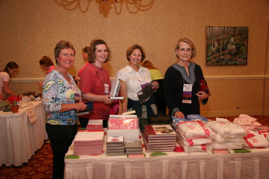 Johnson, Forscher, Kovreg-Sherman, and Stallard in Convention Marketplace Photograph 1, July 2006 (image)