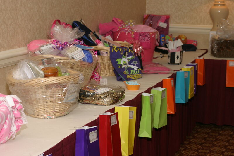 July 2006 Gift Baskets at Convention Photograph Image