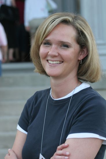 Unidentified Phi Mu on Convention Mansion Tour Photograph 2, July 2006 (image)