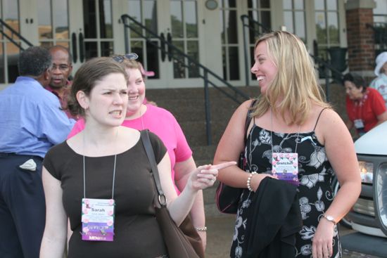 Marks, Komely, and Unidentified Before Convention Mansion Tour Photograph, July 2006 (image)