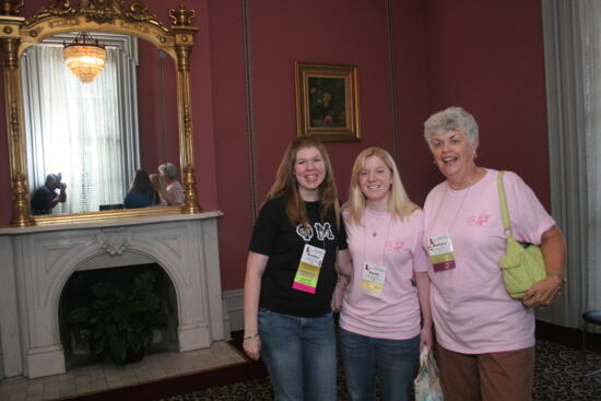 Kovacs, Hamen, and Keller on Convention Mansion Tour Photograph 2, July 2006 (image)